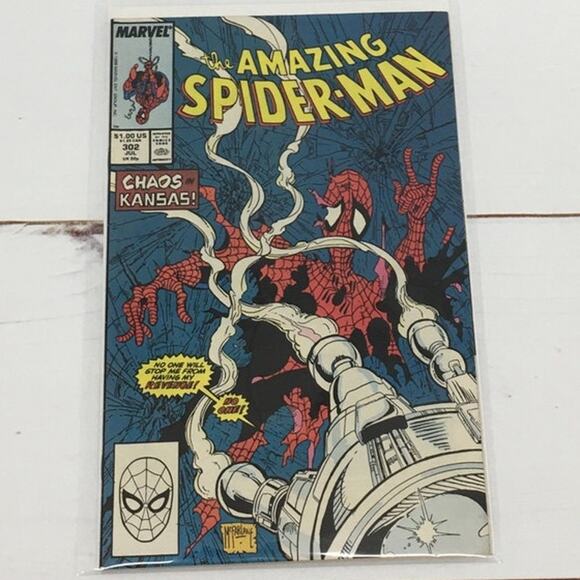 The Amazing Spider-Man #302 Marvel Comics July 1988 Royce Nero Todd McFarlane - Picture 2 of 16